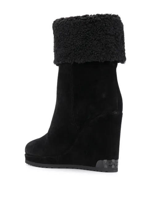 moncler zannie wedge boots