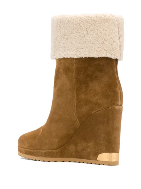 moncler zannie wedge boots