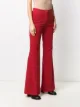 pushBUTTON pantalones de pana acampanados