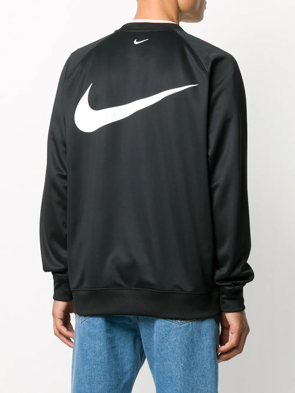 Nike Sweater met logoprint Zwart