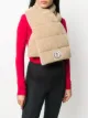 Image 2 sur Moncler écharpe matelassée texturée à patch logo