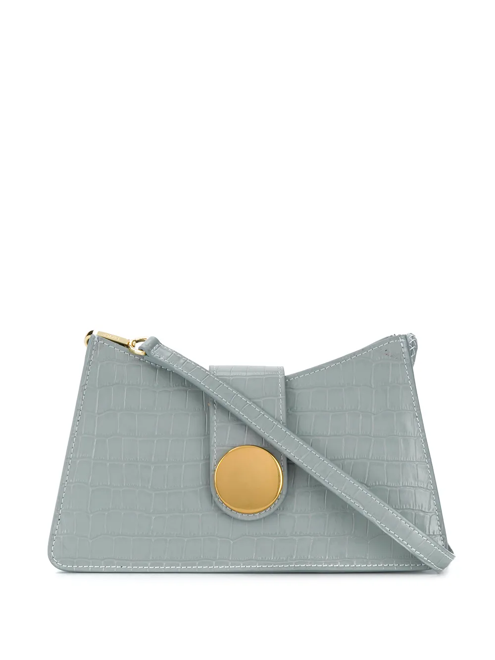 ELLEME BAGUETTE EMBOSSED SHOULDER BAG