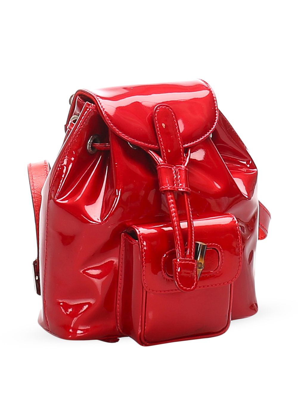 all red gucci backpack