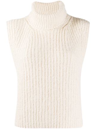 polo neck vest