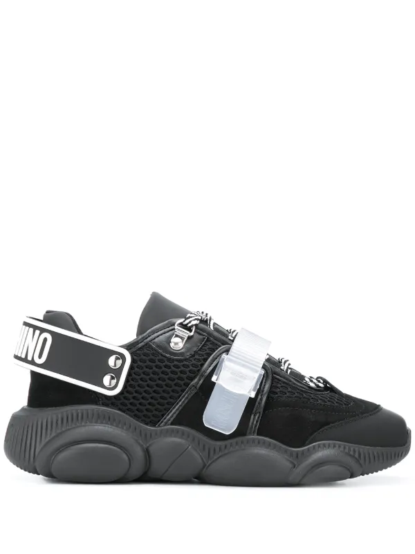 moschino strap sneakers