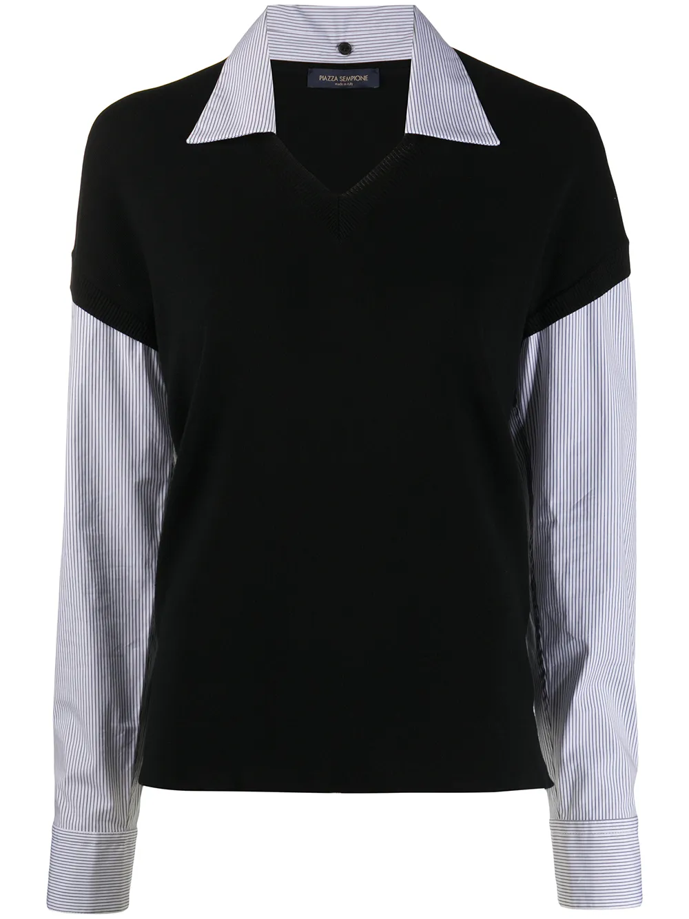 Piazza Sempione Contrast Panel Jumper CmG4y kSEoK Piazza Sempione Contrast Panel Jumper CmG4y kSEoK