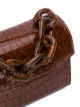 GANNI crocodile-effect mini bag