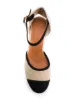 Castañer two-tone wedge espadrilles