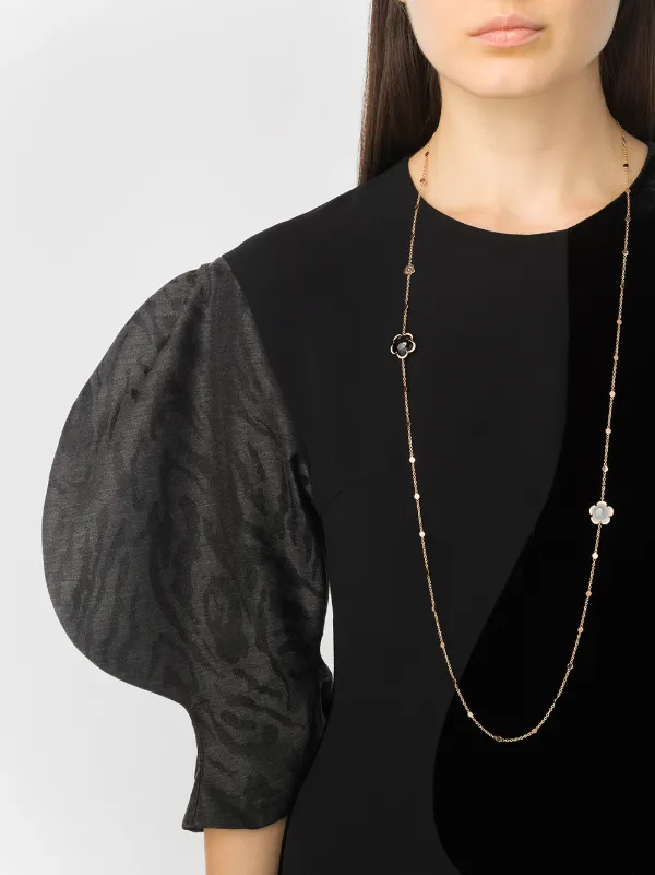 Pasquale Bruni 18kt Rose Gold Bon Ton Smokey quartz, Milky Quartz And  Diamonds Necklace | Pink | FARFETCH UZ