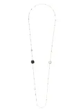 Pasquale Bruni 18kt rose gold Bon Ton smokey quartz, milky quartz and diamonds necklace - Pink