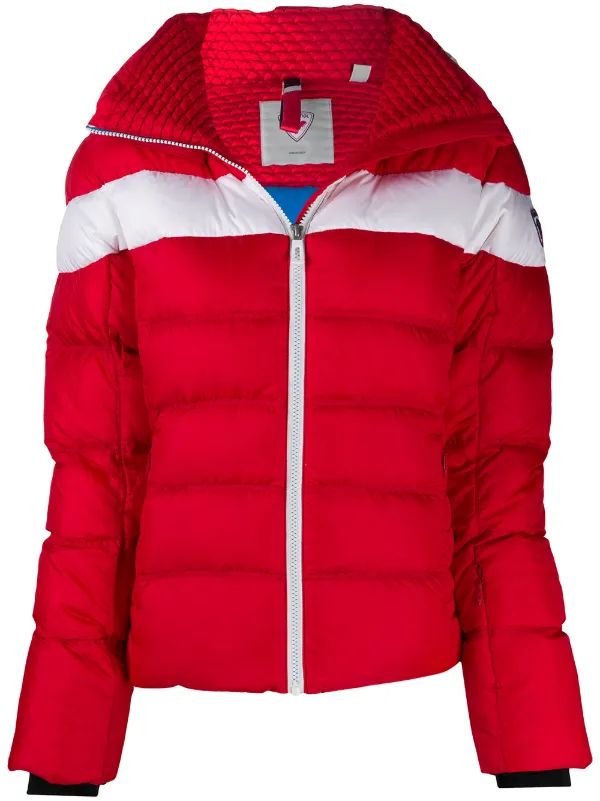 red down ski jacket