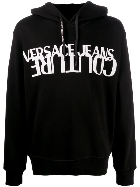 Versace Jeans Couture Kapuzenpullover mit Logo-Print