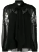 Image 1 of Givenchy pussy-bow lace blouse
