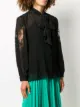 Givenchy pussy-bow lace blouse