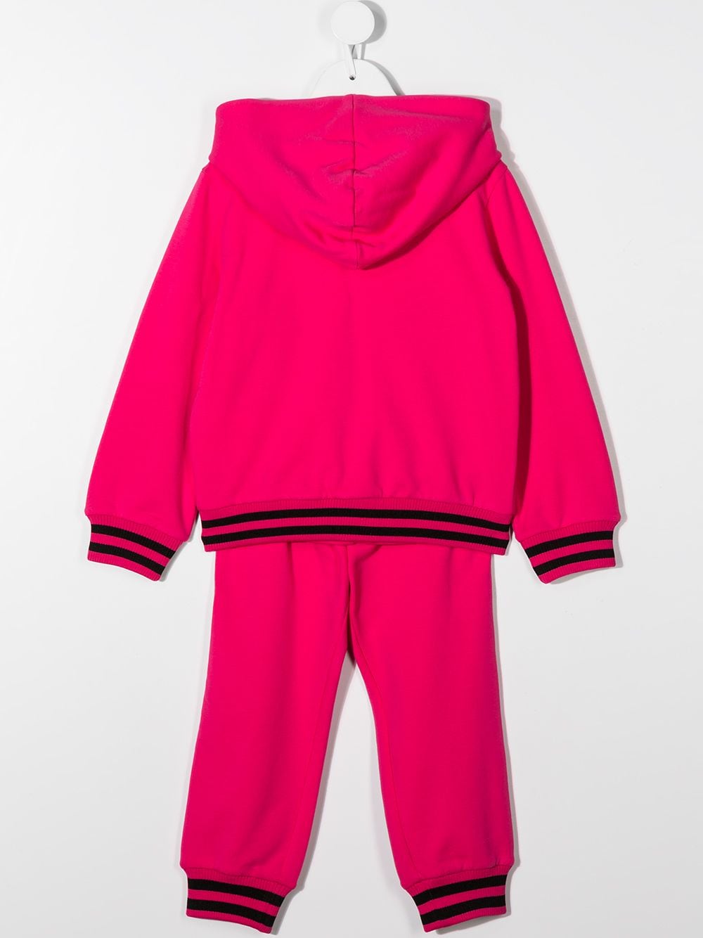 Moncler Enfant Trainingspak met logoplakkaat - Roze