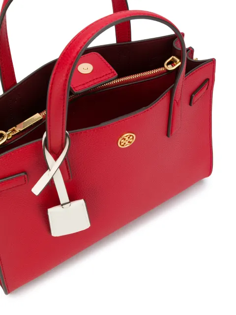 tory burch walker canvas small satchel