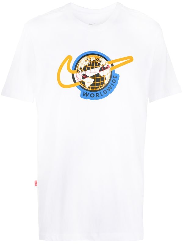 Nike white worldwide logo T-shirt for 