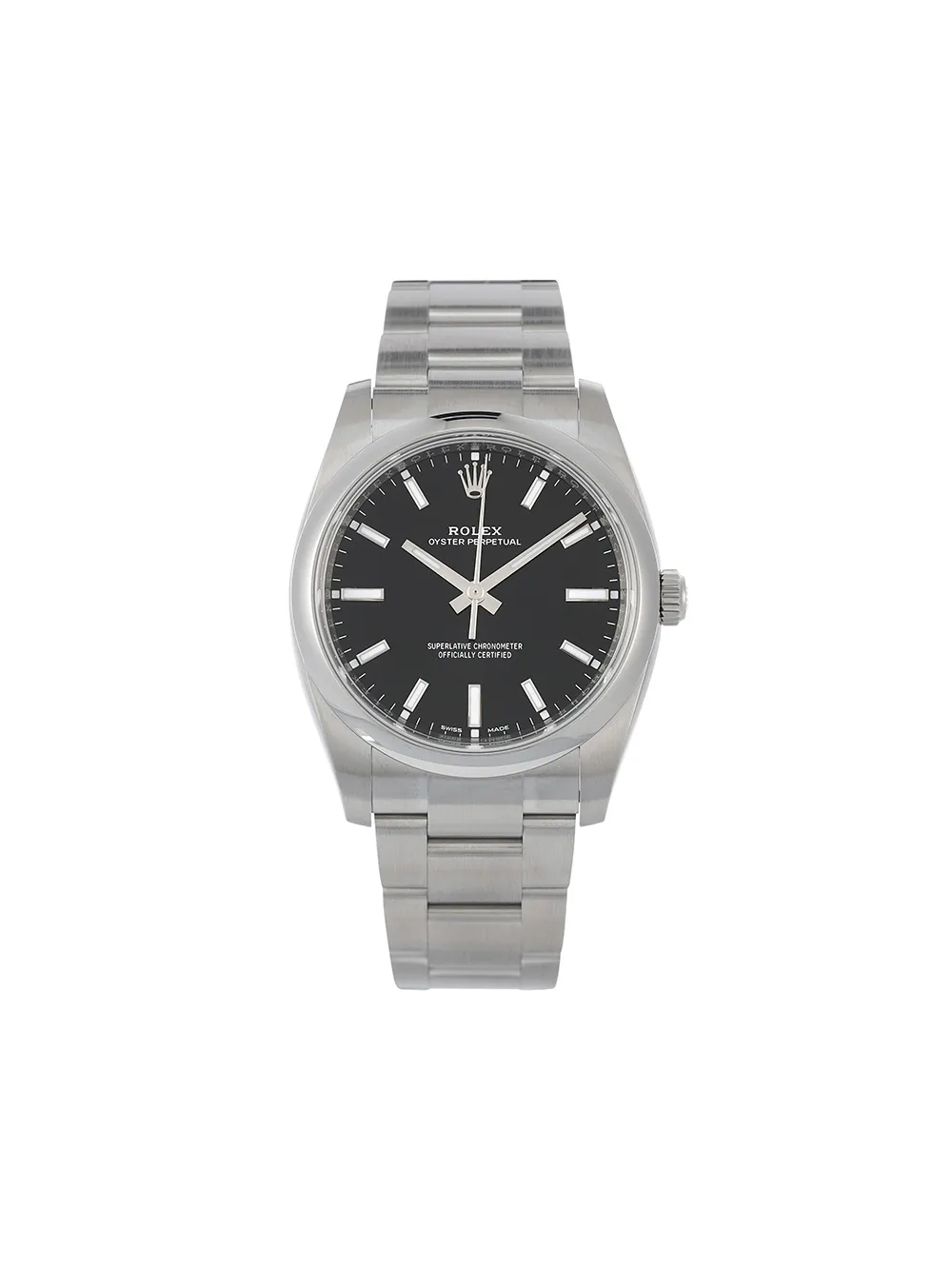 фото Rolex наручные часы oyster perpetual pre-owned 34 мм
