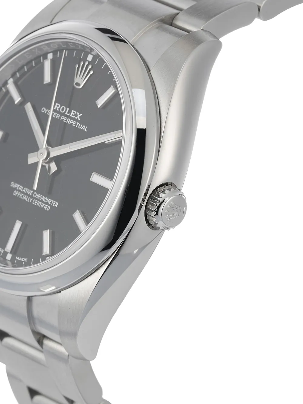 фото Rolex наручные часы oyster perpetual pre-owned 34 мм