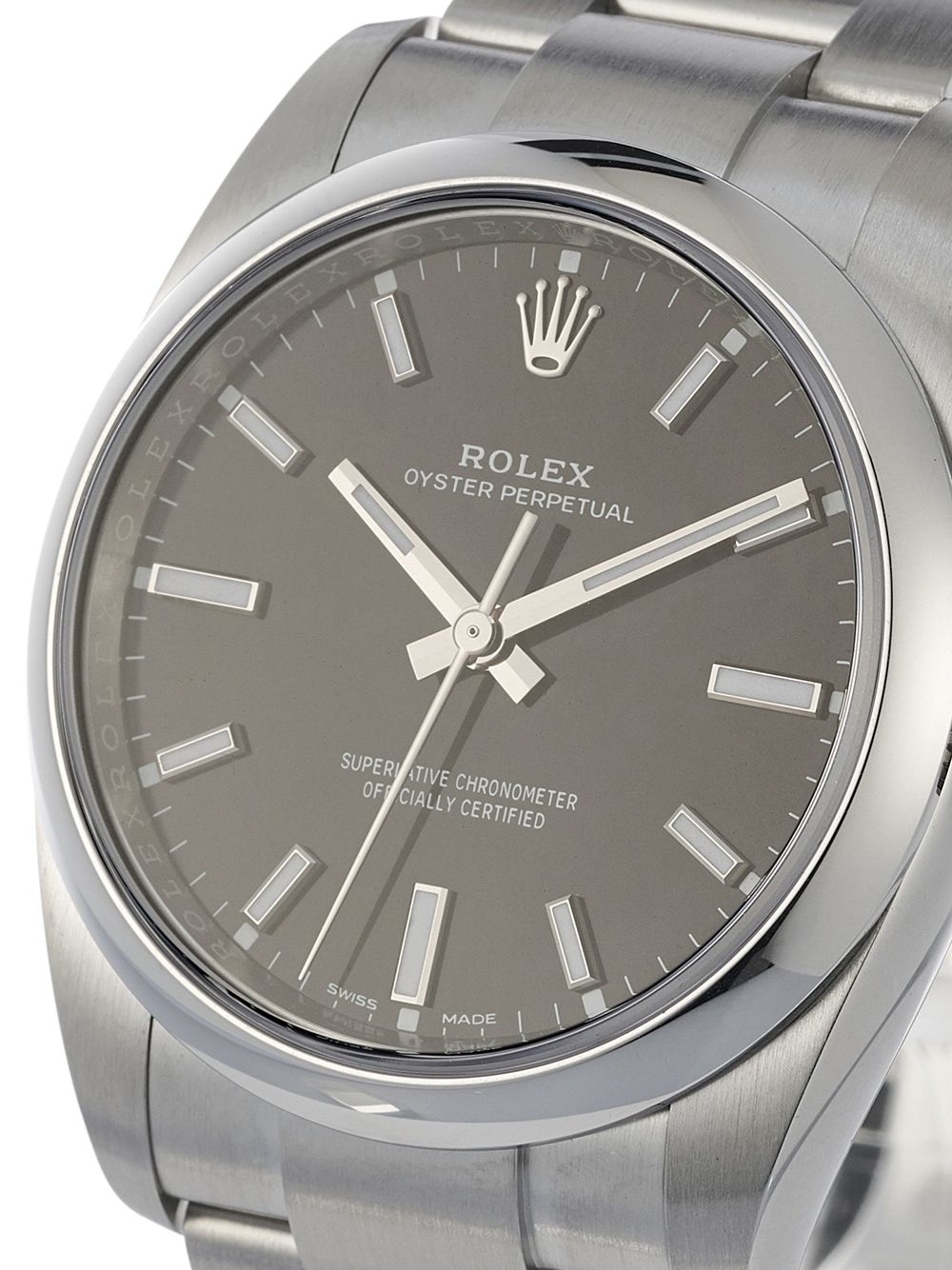 фото Rolex наручные часы oyster perpetual pre-owned 34 мм