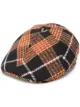 Image 1 of Tagliatore plaid flat cap