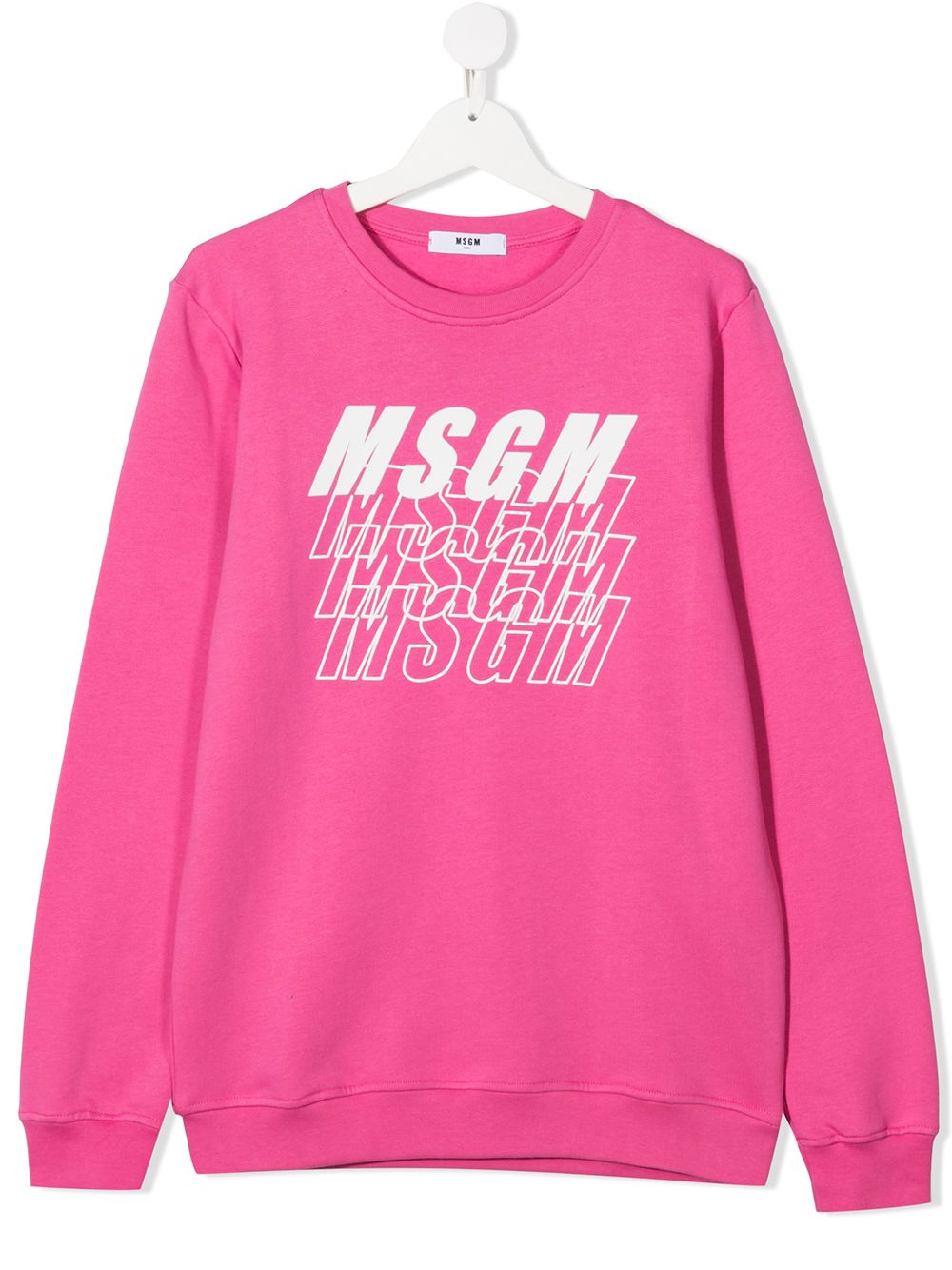 фото Msgm kids толстовка с логотипом