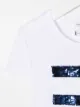Tommy Hilfiger Junior sequin embellished crew neck T-Shirt