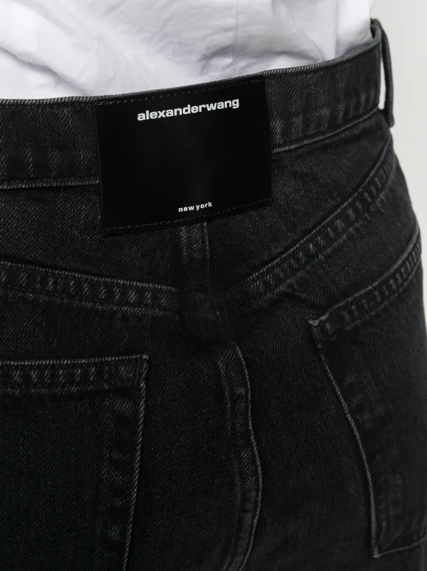 alexander wang black and white jeans