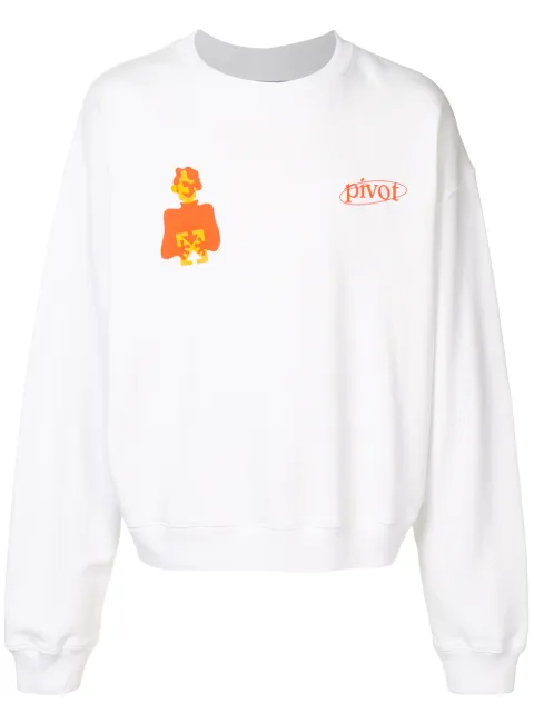 Off-White graphic-print Sweatshirt - Farfetch