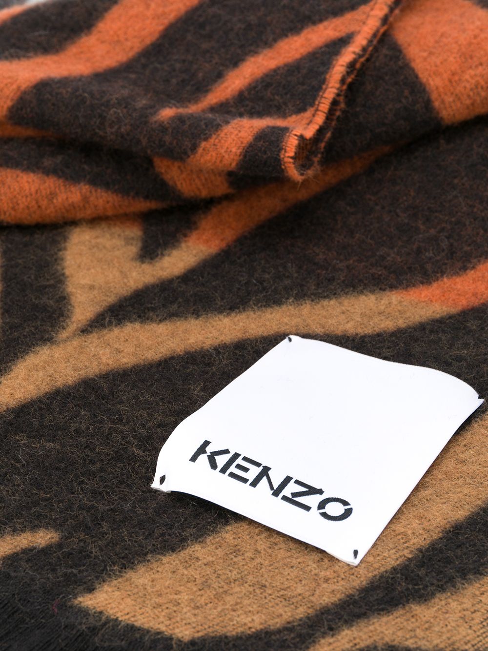 фото Kenzo tiger-print scarf