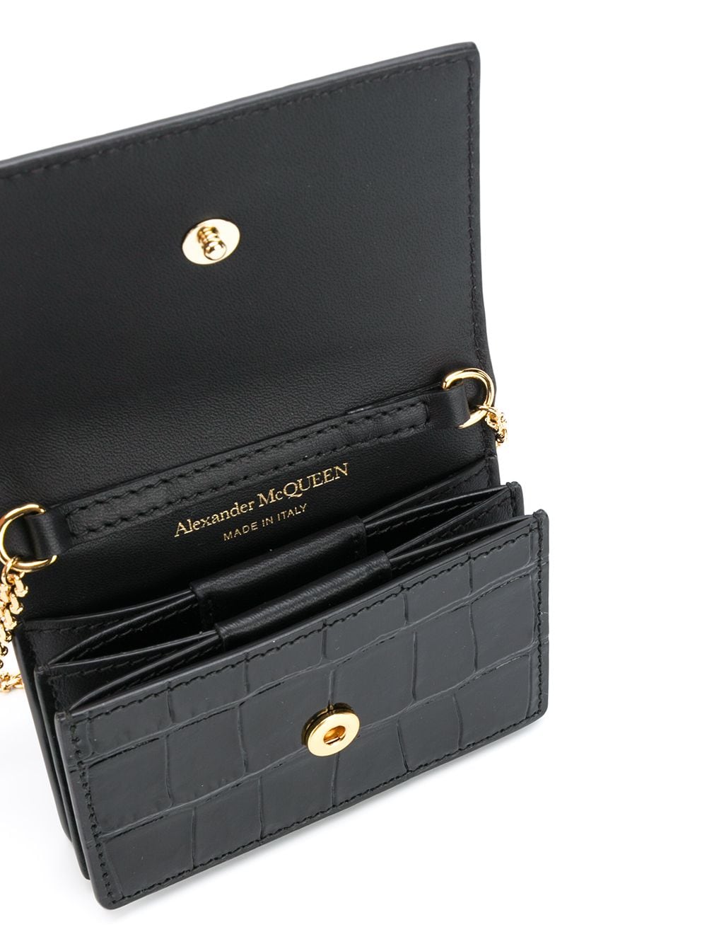 Alexander McQueen skull-stud Chain Wallet - Farfetch