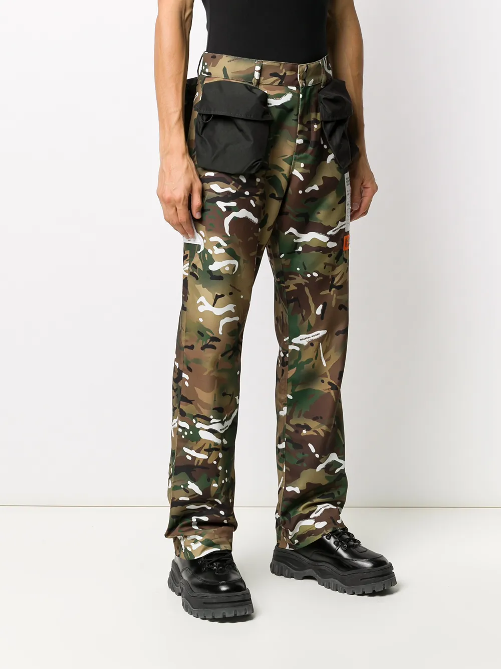 Heron Preston camouflage straight-leg trousers | Smart Closet