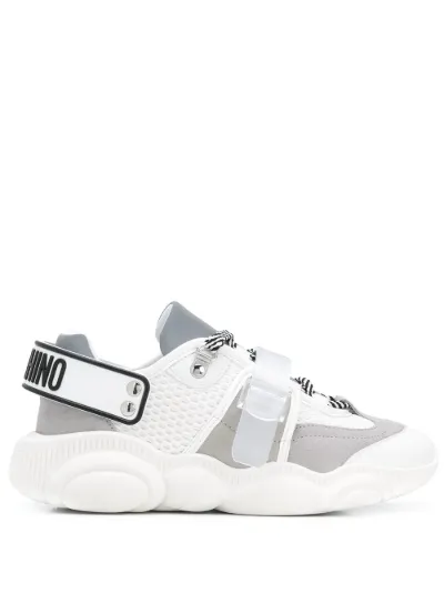 moschino strap sneakers