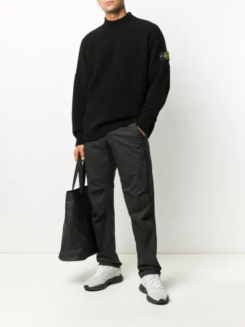 stone island mock neck jumper