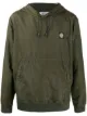 Image 1 of Stone Island textured style logo patch hoodie