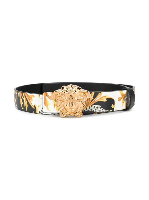 Young Versace حزام بمشبك ميدوسا وطبعة الباروك