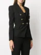 Balmain بليزر صوف بصفي أزرار