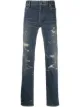 Image 1 of Balmain distressed straight leg jeans