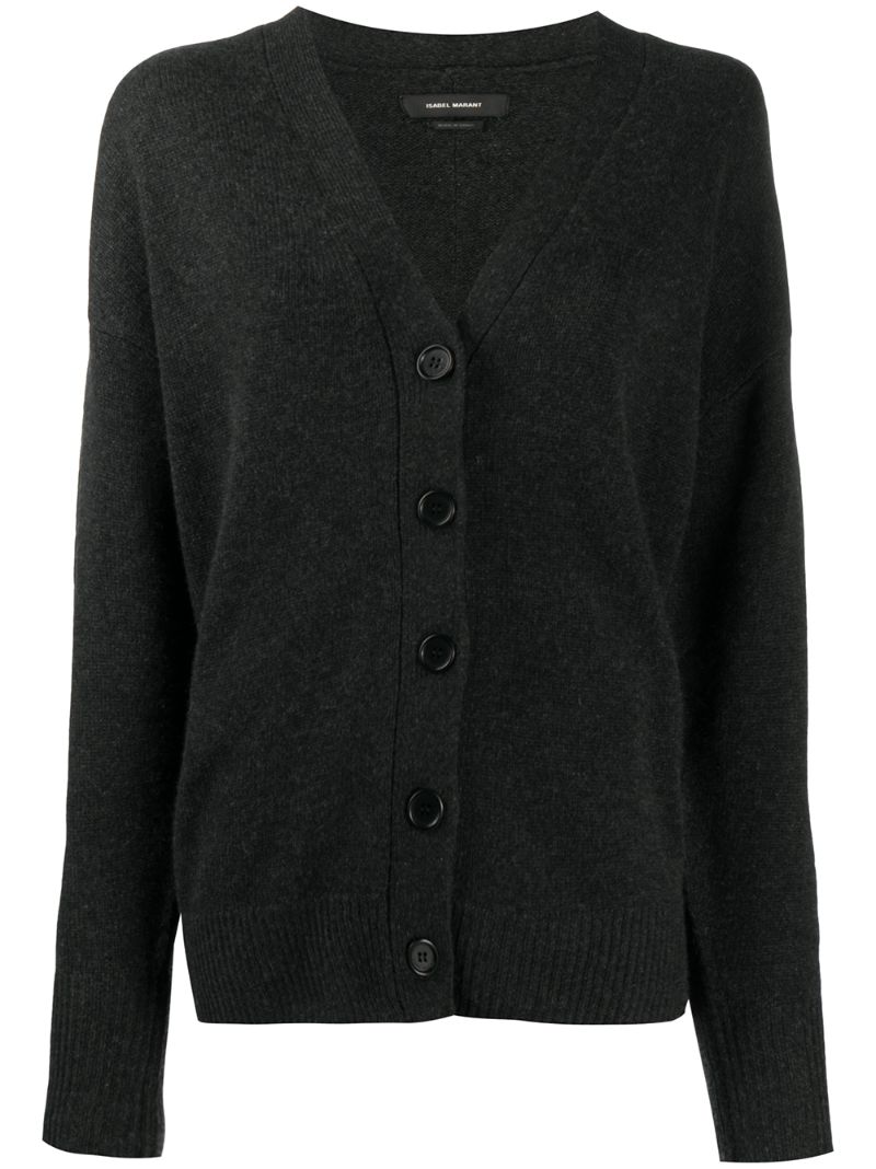 ISABEL MARANT KNITTED BUTTON-UP CARDIGAN