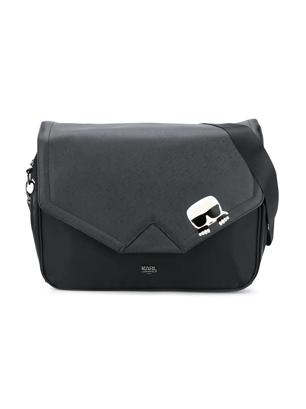 Farfetch Accessori Borse Fasciatoio Nero Borsa fasciatoio Karl con stampa 
