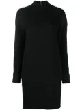 sacai tuxedo knitted dress - Black