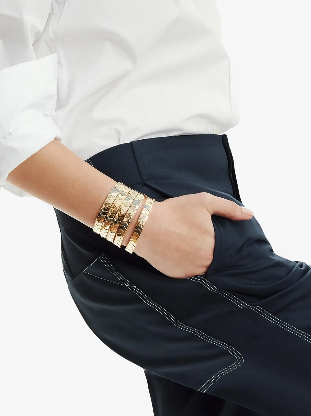 Roxanne Assoulin Set van drie armbanden - Goud