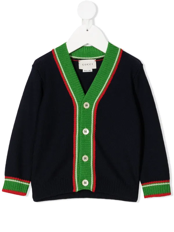 gucci web cardigan