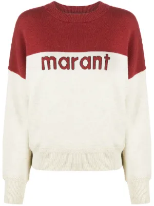 Sweaters voor dames van Isabel Marant Étoile Farfetch Isabel Marant Étoile Sweater Met Logo Farfetch