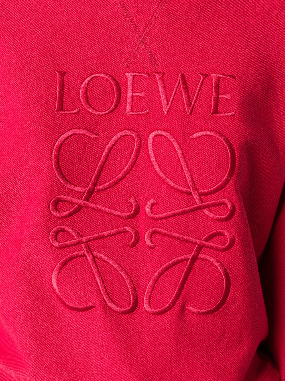 фото Loewe худи с вышитым логотипом