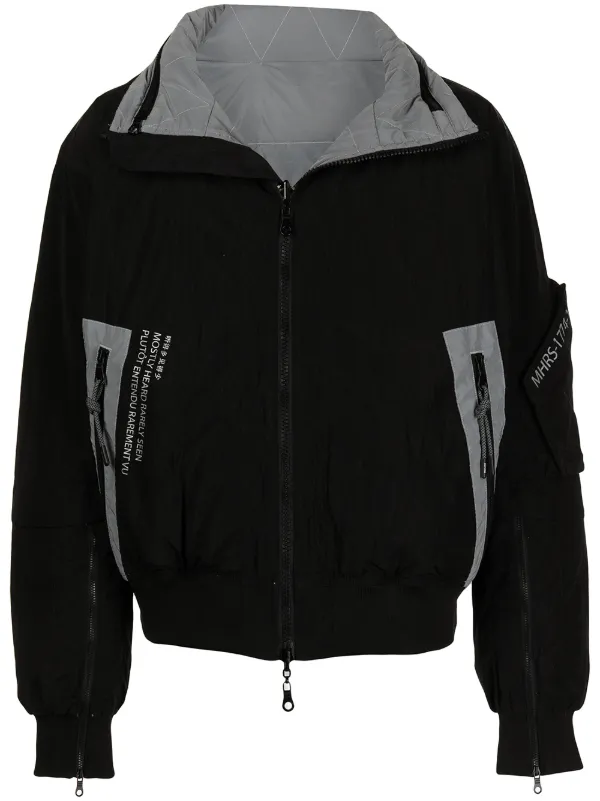 Mostly Heard Rarely Seen Reversible Padded Jacket Black FARFETCH IN