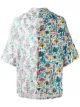 Image 1 of Charles Jeffrey Loverboy contrast-panel silk shirt