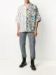 Image 2 of Charles Jeffrey Loverboy contrast-panel silk shirt