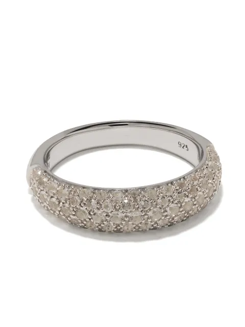 Tom Wood Liz chunky band crystal embellished ring