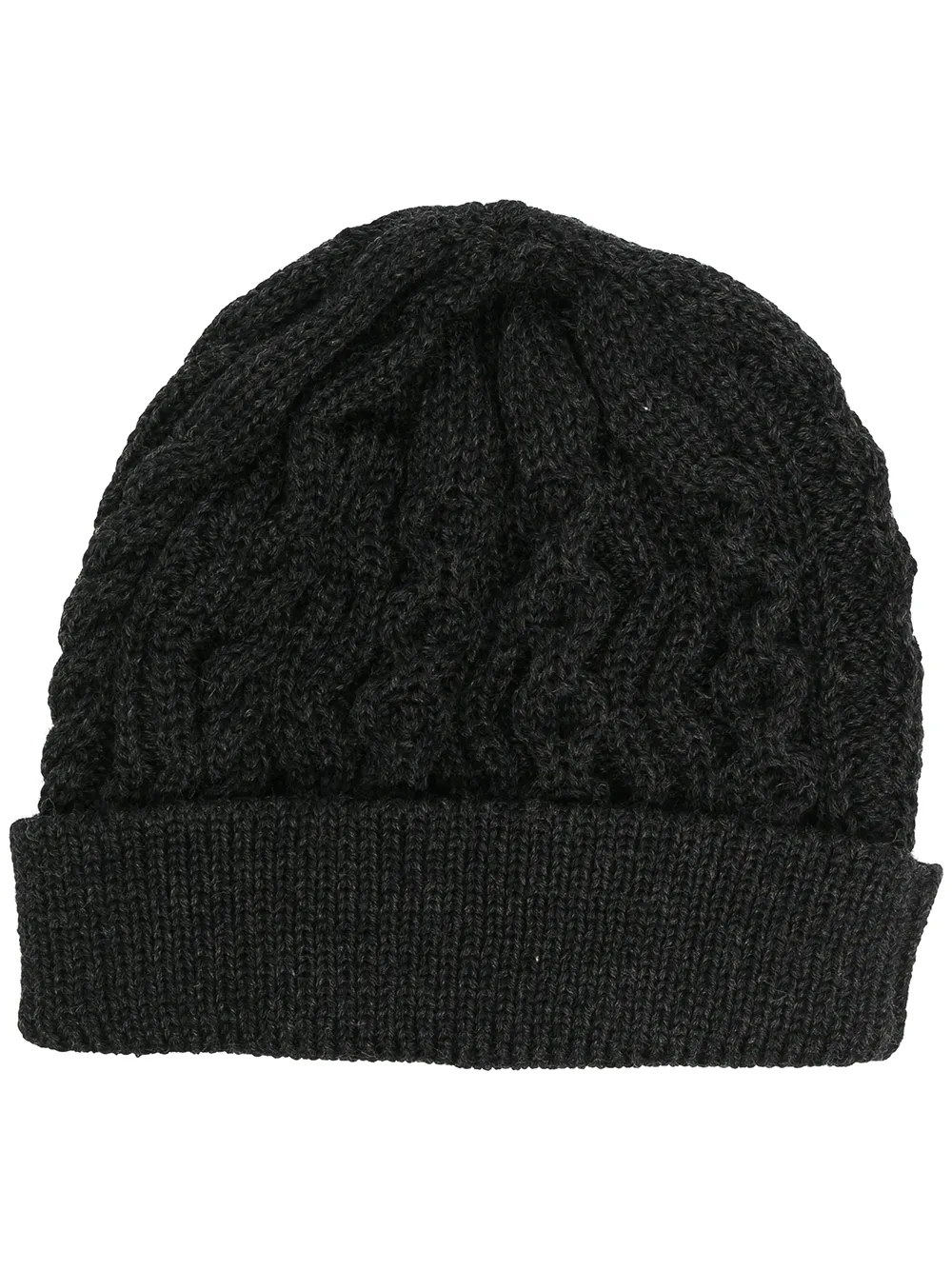 

Thom Browne Aran cable-knit merino beanie - Grey